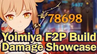 Was I Right About YOIMIYA? F2P C0 Yoimiya R1 Hamayumi Bow DPS Showcase & Review