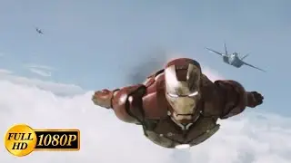 Tony Stark vs F-22 Raptor / IRON MAN (2008)