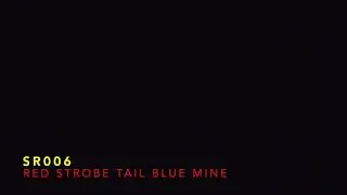 SR 006 1.2” x 10 Red strobe tail blue mine (MA)