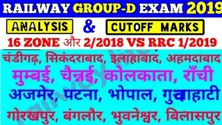 Rrb Group d Expected cut off 2021 & RRB Group-D 2018 का Analysis , किसका Cutoff Marks कम रह सकता है