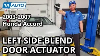 How to Replace Left Side Blend Door Actuator 2003-2007 Honda Accord