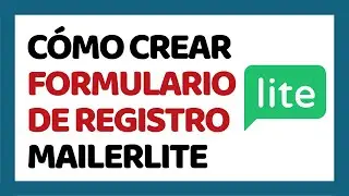 Cómo Crear un Formulario de Registro en MailerLite 2024  - E Insertarlo en WordPress ✅ MAILERLITE #2