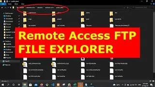 Remote Access FTP via File Explorer di Windows 10