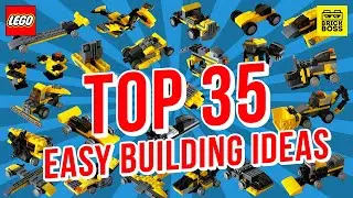 🔥Top LEGO Classic EASY Building Ideas & Instructions for Beginners / How to build mini mocs Tutorial