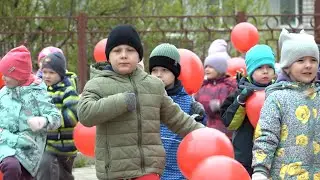 Парад Победы прошел в детском саду №112 в Вологде