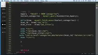 101 Deleting Categories   PHP Full Course 2021