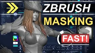 ZBrush - EVERYTHING About Masking (In 3 MINUTES!!)