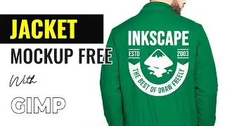 FREE Download Zipper JACKET Mockup XCF for GIMP