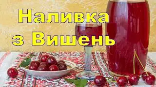 Наливка з Вишень, Настоянка з Вишні на Горілці, Вишняк Рецепт,як зробити настоянку з Вишень