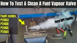 Ford Fuel Vaporizer Clogged Causing DPF Faults - How To DIY Repair