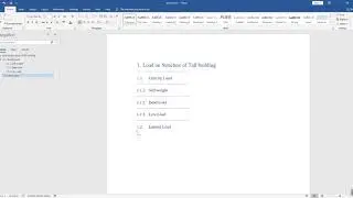 How to create automatic Table of Content in Microsoft word