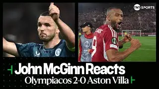 ABSOLUTELY GUTTED! 😔 | John McGinn | Olympiacos 2-0 Aston Villa | UEFA Europa Conference League