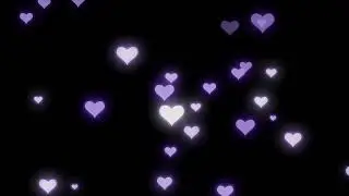 Heart Background Purple | Heart Overlay | Love Background | HD Overlays | HD background Love Hearts