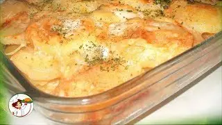 Запеченная картошка с фаршем и кабачками. Невероятно вкусно.