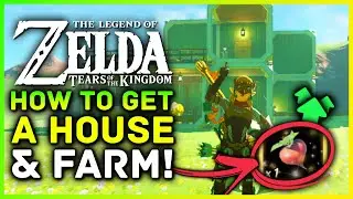 Zelda Tears Of The Kingdom How To Get A House & Farm! Hearty Radish Farming & Location