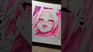 ahegao face anime girl