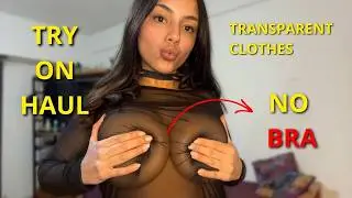 Black Sheer Top Try-On Haul: Bold, Chic, and Transparent!