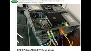 BPFire XDP SYNPROXY under DPDK Pktgen 10Gbit SYN Flood Attack