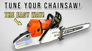 Tune ANY Chainsaw In 5 Minutes! (Easy DIY Tutorial)