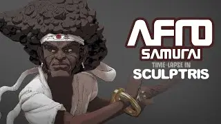 Afro Samurai Sculptris time-lapse