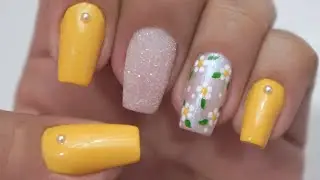 Unhas com Decoradas com Flores Fáceis de Fazer - Juliana Santos