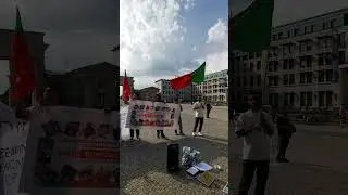 Демонстрация в Берлине против нарушения прав человека в Белуджистане (Balochistan)