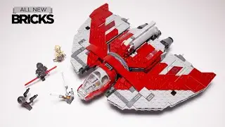 Lego Star Wars 75362 Ahsoka Tanos T-6 Jedi Shuttle Speed Build