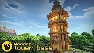 Minecraft: Wooden Tower Base (Quick Tutorial) | Brayn & Blocks