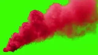 FREE HD Green Screen - SMOKE BLOWING Different Colors