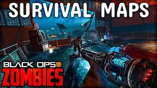 Modded SURVIVAL MAPS in Black Ops 4 Zombies... (Bo4 T8 Mod)