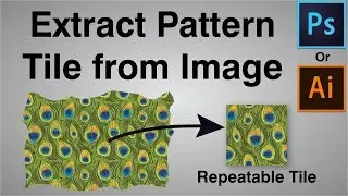 How to create Seamless Pattern Swatch from Photo in Photoshop or Illustrator