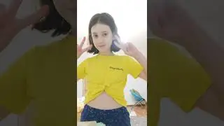 A beautiful girl is broadcasting