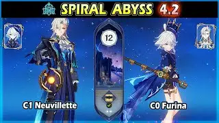 Neuvillette & Furina VS Spiral Abyss Floor 12 - Full Stars | Genshin Impact