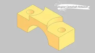 Engine Camshaft Retainer || Autodesk Inventor Tutorial