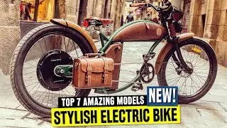 7 New Electric Bikes w/ Old School Designs and Retro Bicycle Accessories