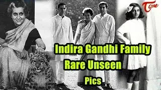 Indira Gandhi Family Rare Unseen Video