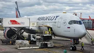 Airbus A350 а/к Аэрофлот | Рейс Москва - Гавана