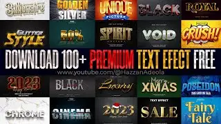 Download FREE 100+ Premium 3D Photoshop Text Effect 2024