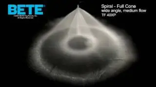 Full Cone Spiral Spray Nozzle: BETE TF 40XP