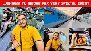 Ludhiana to Delhi Shatabdi Express Journey | Delhi to Indore Vistara for Very Special Event❤️