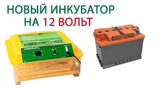 Инкубатор полностью от 12 Вольт ! Новинка 2023 года.