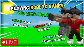 Playing Roblox games - You guys decide 🔴LIVE