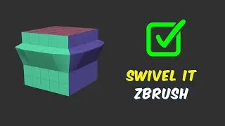 SWIVEL - Edge Actions - ZModeler - ZBrush Tutorials for Beginners