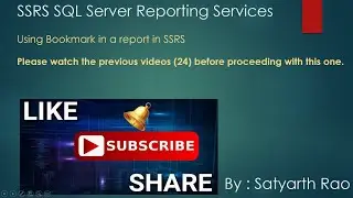 31 SSRS - Using Bookmark in a report in SSRS (SQL Server Reporting Services)