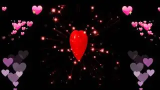 Love effect black screen | heart effect video | love effect | heart effect alight motion