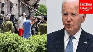 MUST WATCH: President Biden Delivers Remarks On Four Rescued Israeli Hostages During Visit To France