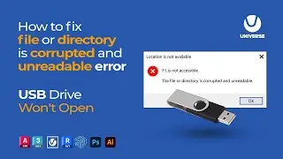 How to fix file or directory is corrupted and unreadable error I USB Drive Won't Open