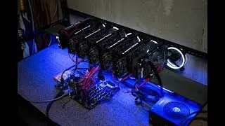 My 7 GPU Cryptocurrency Mining Rig - ASUS B250 Mining Expert