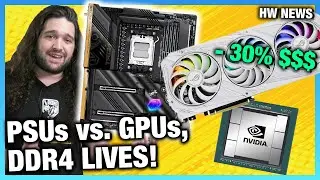 HW News - AM5 Boards Are Ready, PSUs vs. RTX 40 GPUs, AMD FSR Open Source