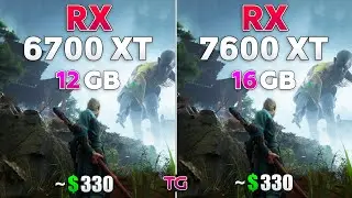 RX 6700 XT vs RX 7600 XT - Test in 10 Games